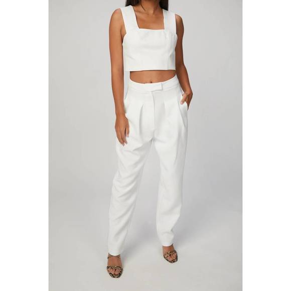 NEW IN THE MOOD FOR LOVE blane pant in white - Picture 1 of 6